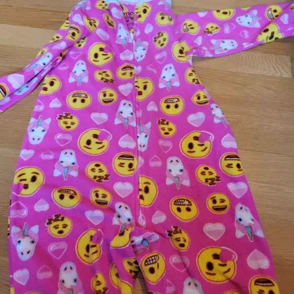 Emoji onesie sleeper sz 8 - Picture 3 of 5